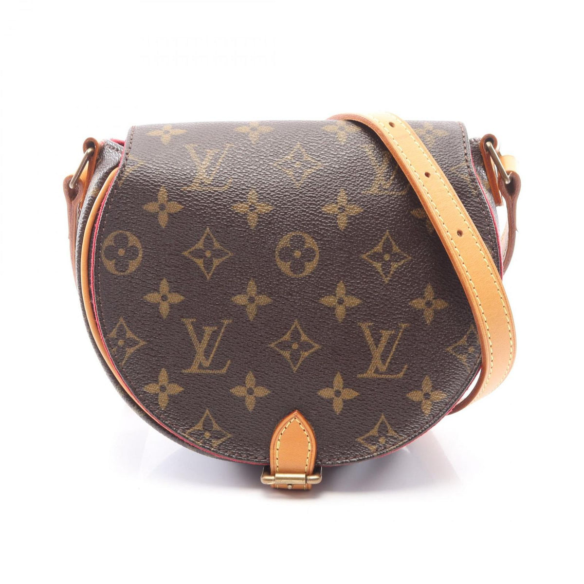 Louis Vuitton Shoulder Bag Tambourine Monogram Canvas Leather