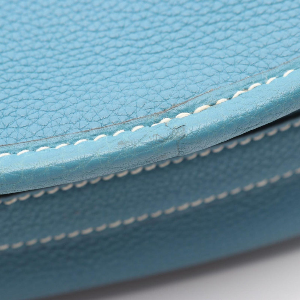 Hermes Shoulder Bag Bardo Golf Blue Jean — view 9