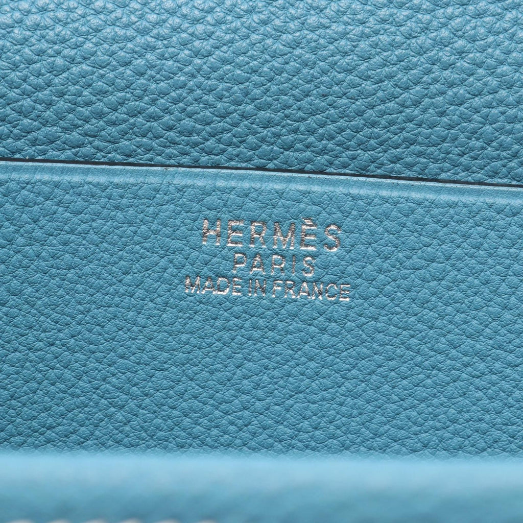 Hermes Shoulder Bag Bardo Golf Blue Jean — view 4