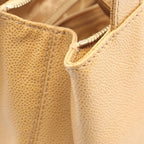 Chanel Tote CC Logo Beige Caviar Leather Handbag — view 6