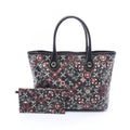 Chanel Tote Cocotravel Black Canvas Leather