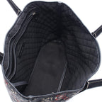 Chanel Tote Cocotravel Black Canvas Leather — view 3