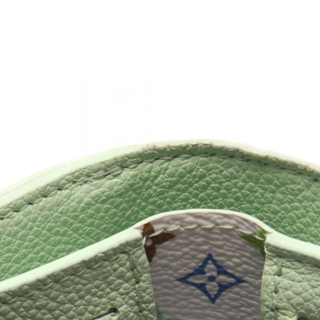Louis Vuitton Bifold Wallet LV TM Portefeuille Lisa Monogram Empreinte Green — view 6