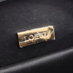 Loewe Handbag Anagram Black Leather Hand — view 4