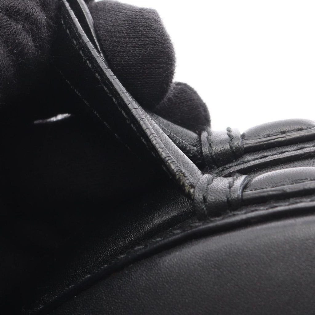 Loewe Handbag Anagram Black Leather Hand — view 6