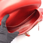 Hermes Shoulder Bag Bardo Golf Rouge Vif Calf — view 3
