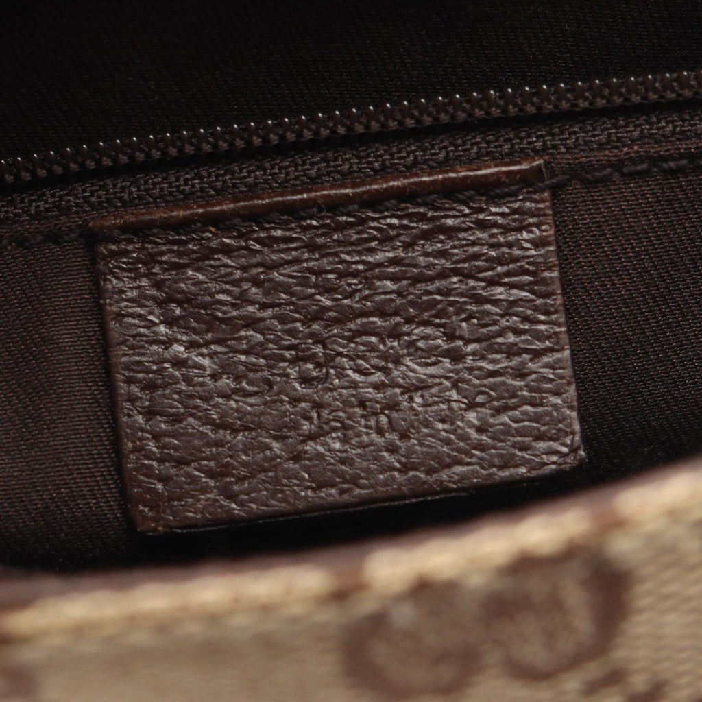 Gucci Waist Bag GG Canvas Beige Dark Brown — view 4