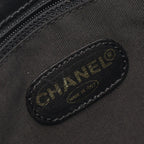 Chanel Shoulder Bag Metallic Gray Leather — view 4