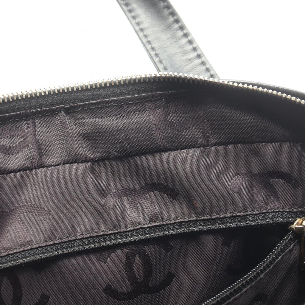 Chanel Handbag Wild Stitch Black Leather — view 8