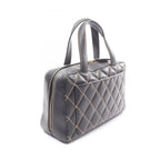 Chanel Handbag Wild Stitch Black Leather — view 2