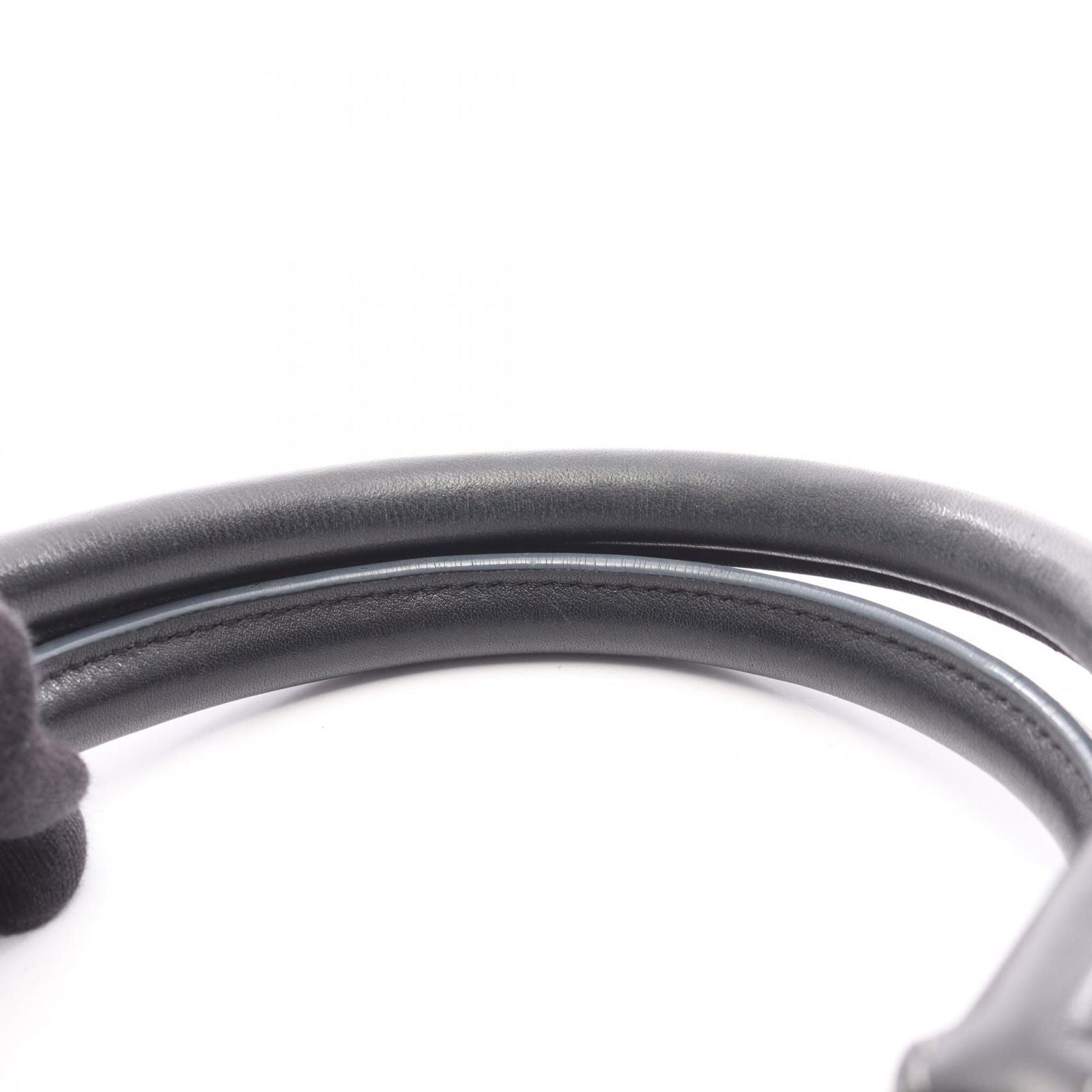 Loewe Handbag Anagram Black Leather Suede — view 6