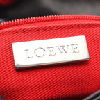 Loewe Handbag Anagram Black Leather Suede — view 4