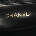 Chanel Handbag Blanc Stitch 2-Way Black Lambskin — view 4