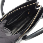 Chanel Handbag Blanc Stitch 2-Way Black Lambskin — view 3
