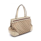 Gucci Tote Mayfair GG Canvas Sherry Line Beige — view 2