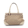 Gucci Tote Mayfair GG Canvas Sherry Line Beige