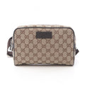 Gucci Waist Bag GG Canvas Brown Dark