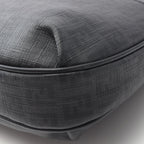 Fendi Shoulder Bag Zucchino Gray Black Canvas Leather — view 5