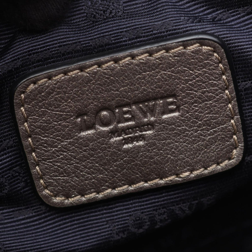 Loewe Tote Heritage Metallic Brown Leather — view 4