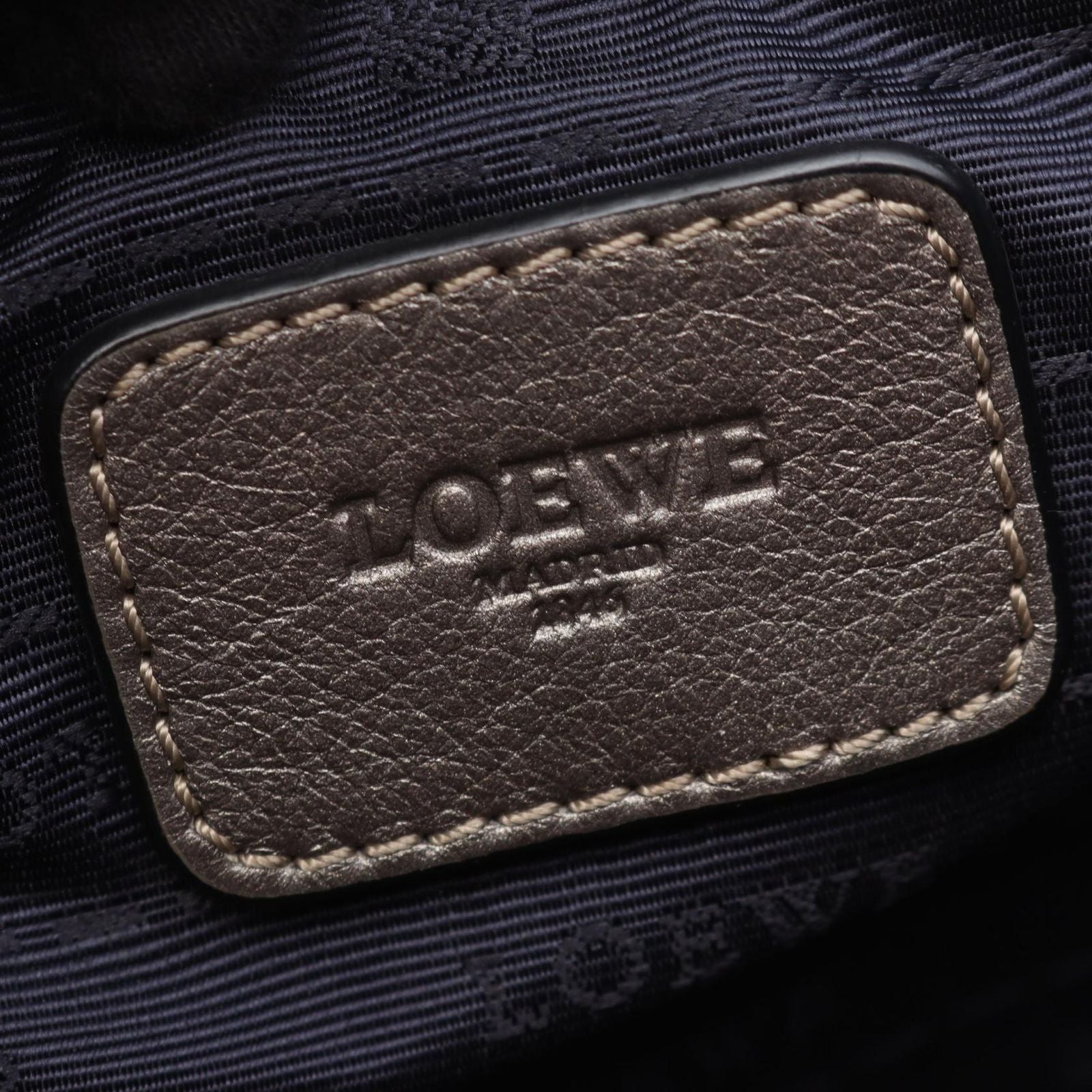 Loewe Tote Heritage Metallic Brown Leather — view 4