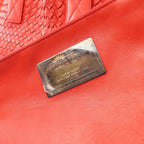 Bottega Veneta Tote Cover MM Intrecciato Red Leather — view 6