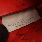 Bottega Veneta Tote Cover MM Intrecciato Red Leather — view 4