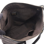 Fendi Tote Zucchino Dark Brown Canvas Leather — view 3