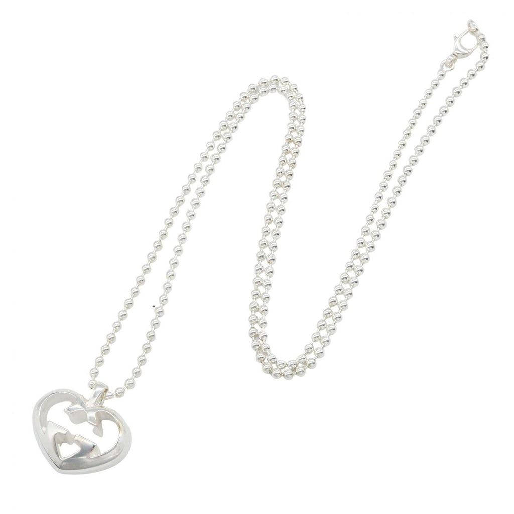 Gucci Necklace Heart Interlocking 70 cm 925 Sterling Silver — view 2