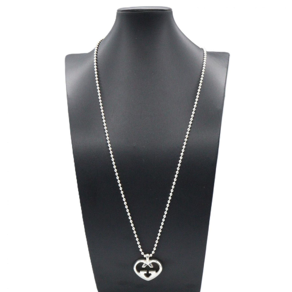 Gucci Necklace Heart Interlocking 70 cm 925 Sterling Silver — view 6