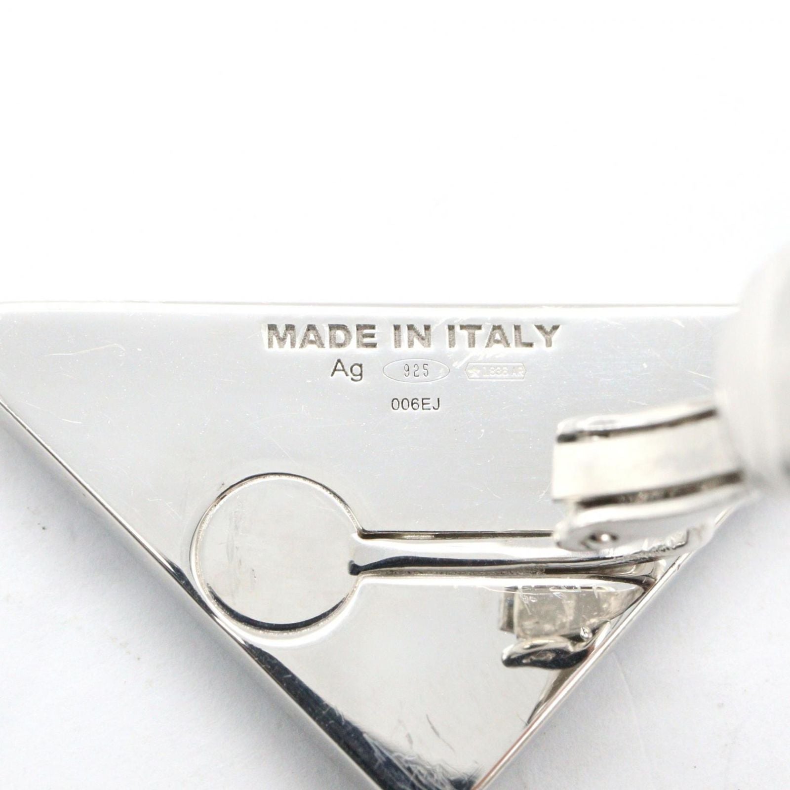 Prada Earrings Right Ear 925 Sterling Silver — view 5