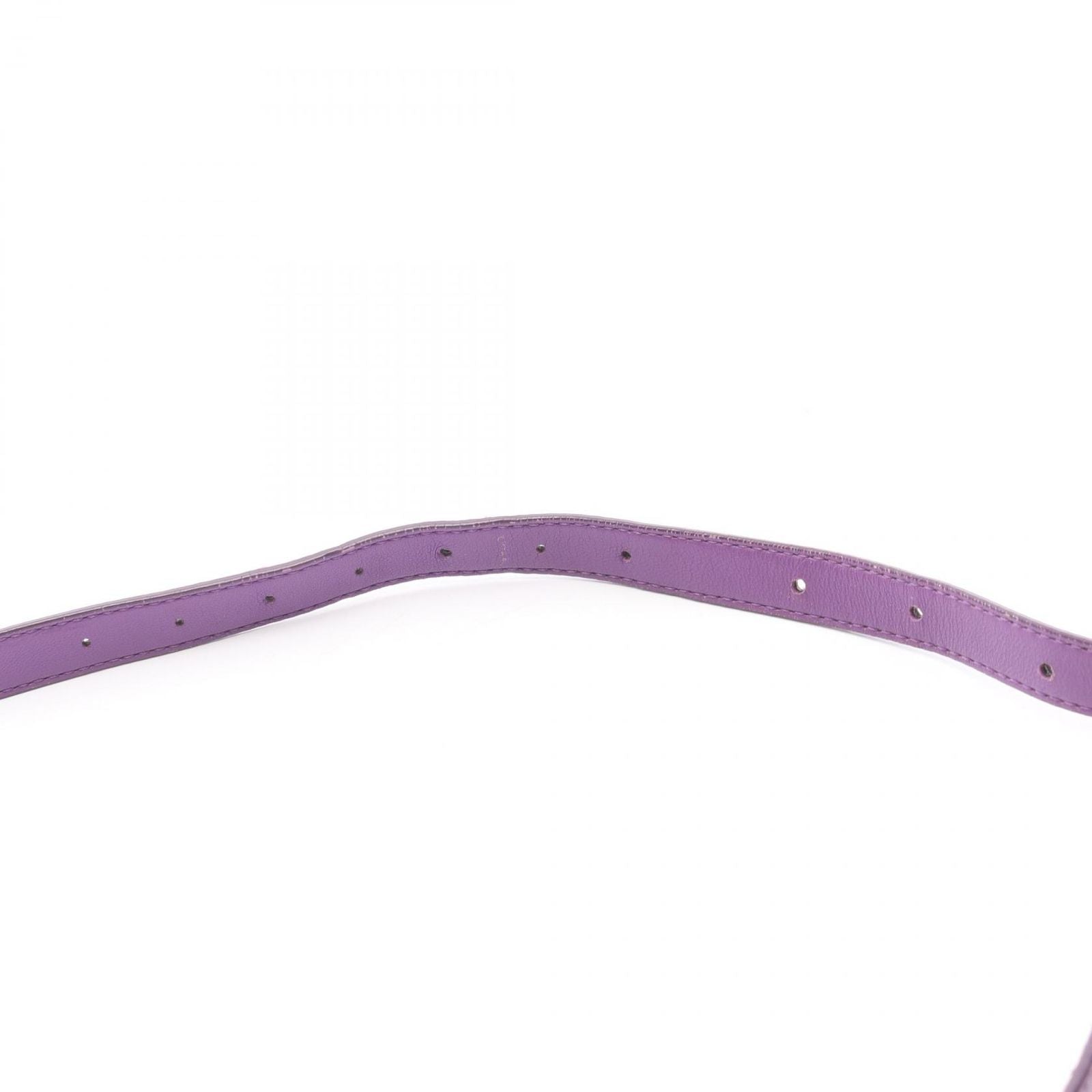 Bottega Veneta Shoulder Bag Intrecciato Purple Leather Exotic Cles — view 5