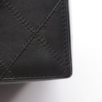 Chanel Handbag Bicolor CC Logo with Mirror 2-Way Black Lambskin Vanity Bag — view 6