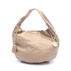 Loewe Shoulder Bag Anagram Gold Leather