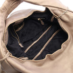 Loewe Shoulder Bag Anagram Gold Leather — view 3