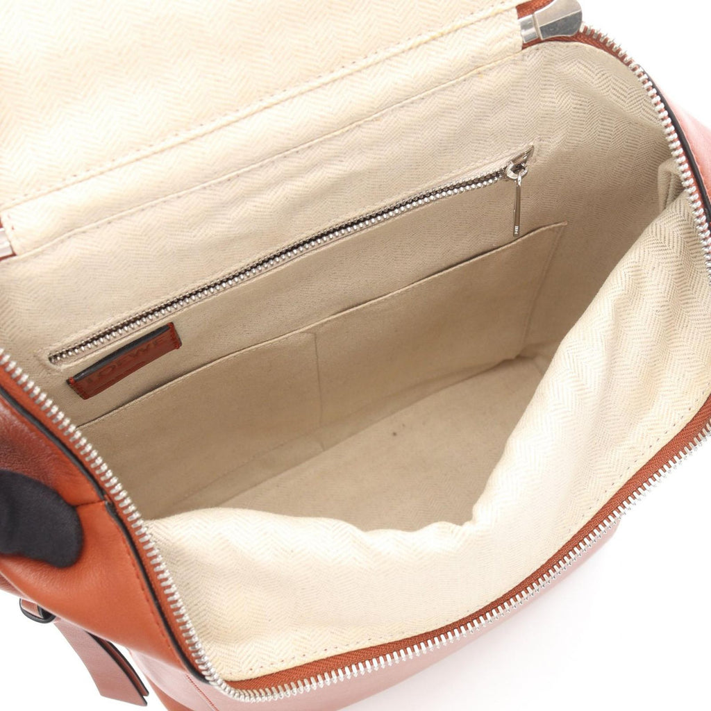 Loewe Backpack Goya Small Brown Leather — view 3