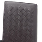 Bottega Veneta Billfold Intrecciato Brown Leather Long Wallet — view 9
