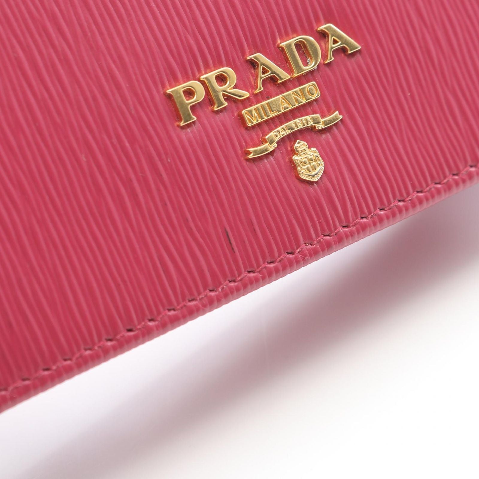 Prada Card Case Rose Leather — view 5