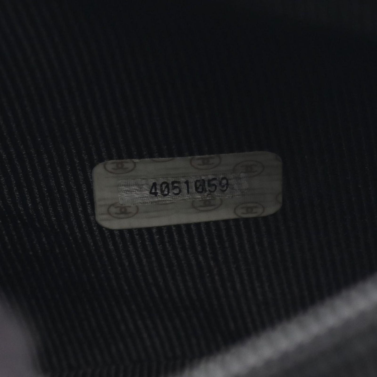 Chanel Backpack Triple CC Logo Black Caviar Leather Coco — view 5