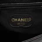 Chanel Backpack Triple CC Logo Black Caviar Leather Coco — view 4
