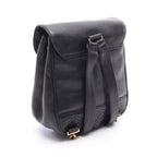 Chanel Backpack Triple CC Logo Black Caviar Leather Coco — view 2