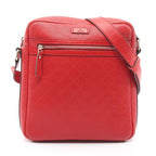Gucci Shoulder Bag Diamante Red Leather