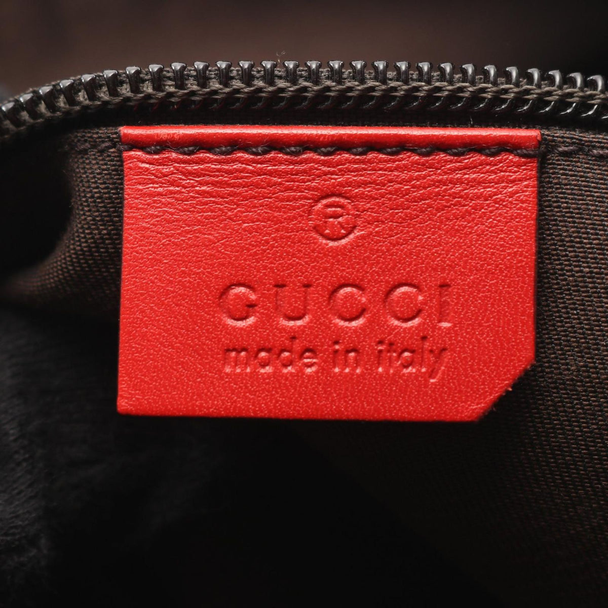 Gucci Shoulder Bag Diamante Red Leather — view 4