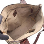 Fendi Tote Zucchino Beige Canvas Leather — view 3