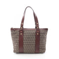 Fendi Tote Zucchino Beige Canvas Leather