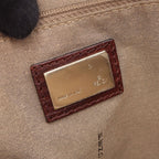 Fendi Tote Zucchino Beige Canvas Leather — view 4