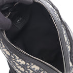 Dior Waist Bag Scarab Oblique Beige Navy Canvas Leather — view 3