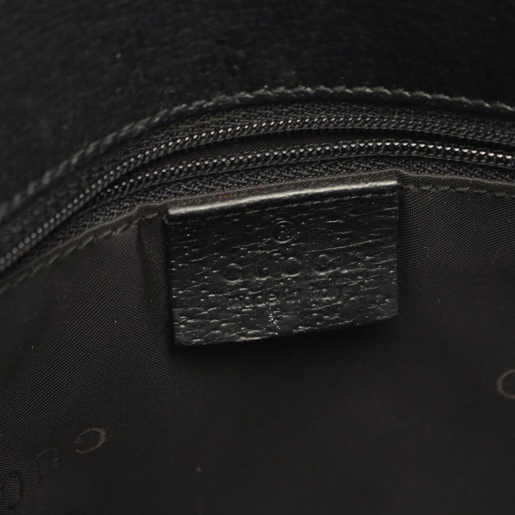 Gucci Shoulder Bag 001 Black Nylon Leather — view 4