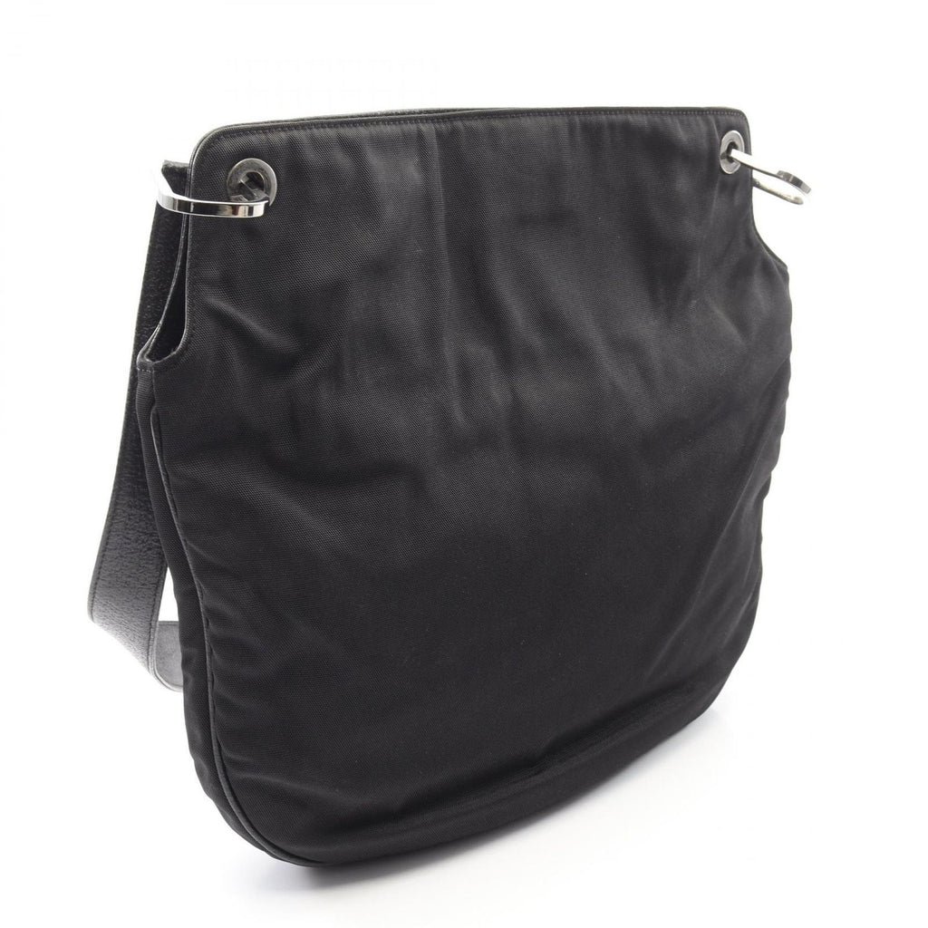Gucci Shoulder Bag 001 Black Nylon Leather — view 2