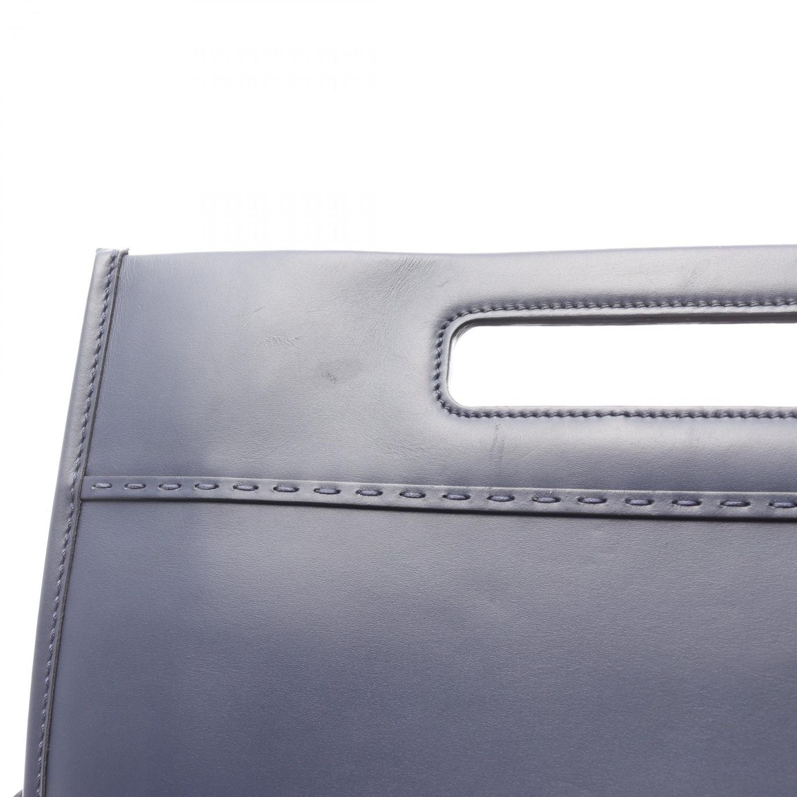 Fendi Tote Shopping Navy Leather 2-Way — view 7