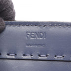 Fendi Tote Shopping Navy Leather 2-Way — view 4